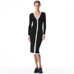 ALICE + OLIVIA long button down knit cardigan *BRAND NEW IN PLASTIC *